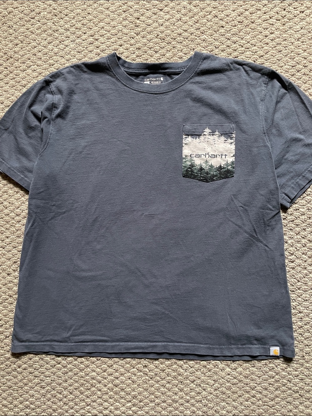 Carhartt relaxed fit forest pocket t shirt